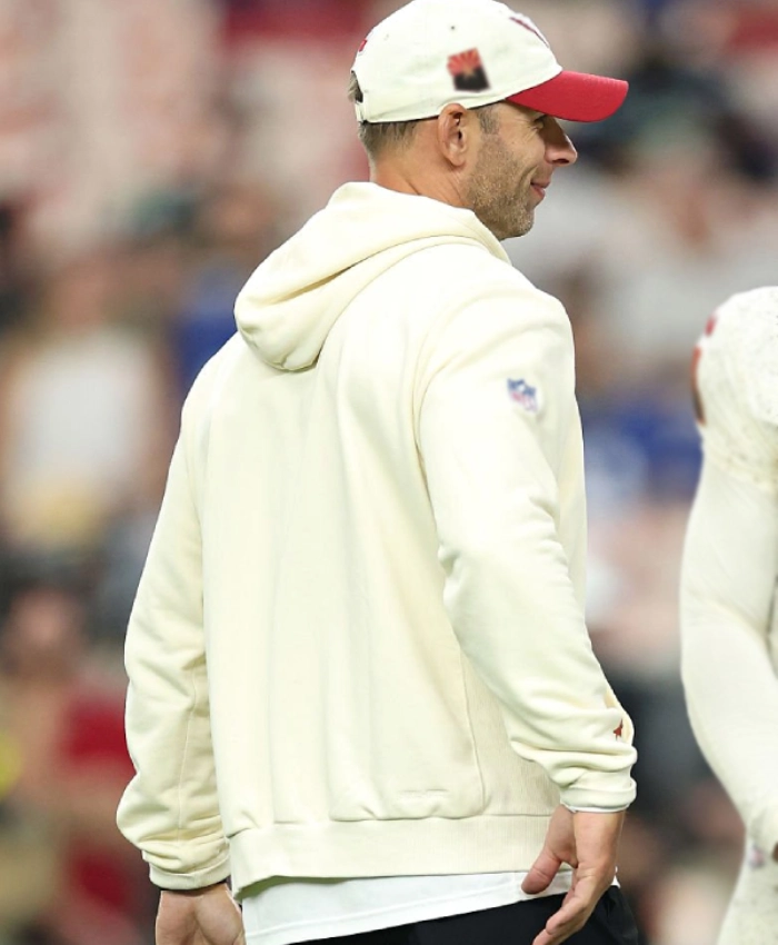 Jonathan Gannon Arizona Cardinals Rivalries Sideline Cream Hoodie