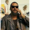 Jonny Film The Wrecking Crew 2026 Jason Momoa Leather Jacket