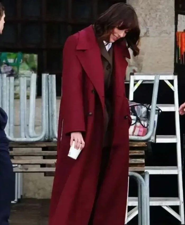 Jordan Bennett TV Series The Beauty 2026 Rebecca Hall Coat Red