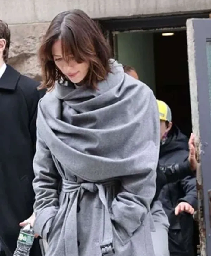 Jordan Bennett TV Series The Beauty 2026 Rebecca Hall Grey Trench Coat
