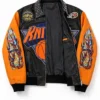 Jordan Clarkson New York Knicks Orange Bomber Jacket