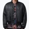 Jordan Flight Black Varsity Jacket Mens