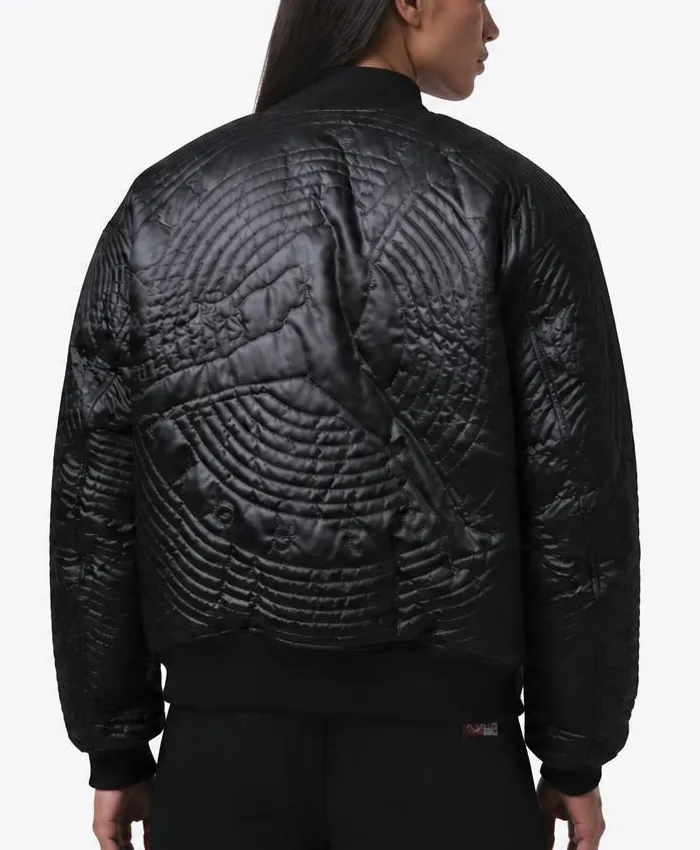 Jordan Flight Black Varsity Jacket Women
