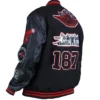 Jordan X Levis 2026 Black Varsity Letterman Jacket For Sale