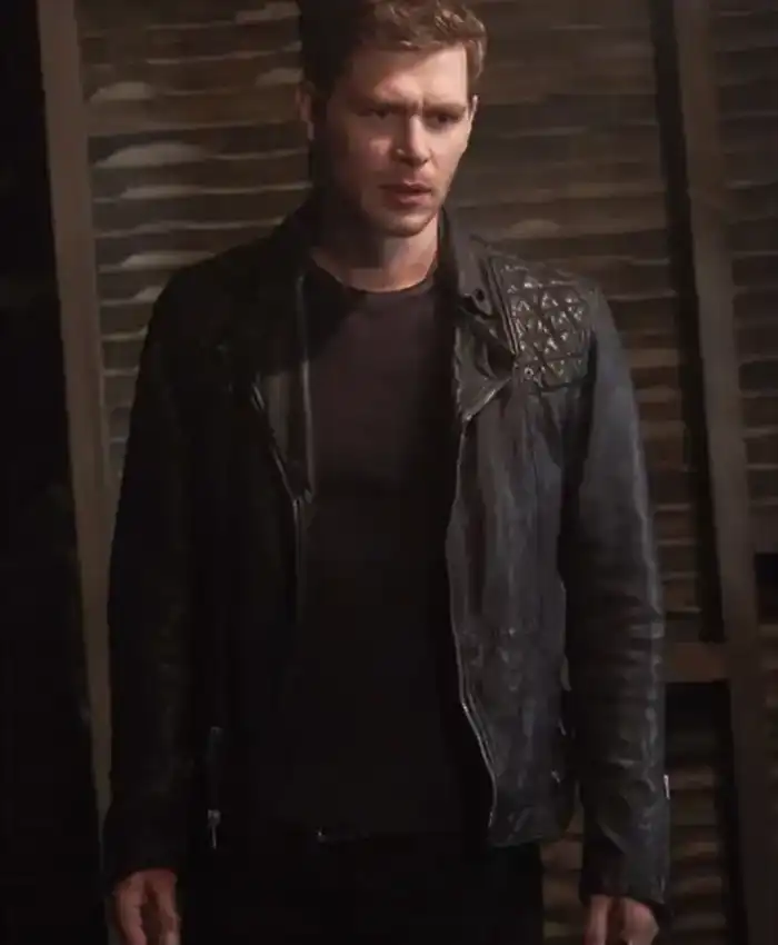 Joseph Morgan The Originals Black Vegan Leather Jacket
