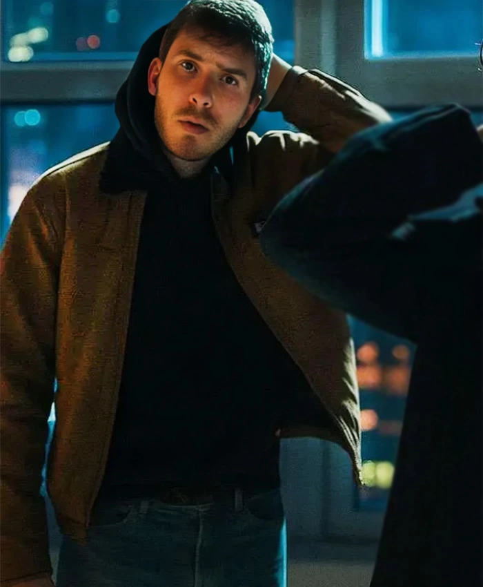 Joshua TV Series The Kollective 2025 Gregg Sulkin Brown Cotton Jacket