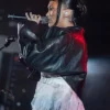 Joy Crookes O2 Academy Birmingham Concert Leather Cropped Jacket