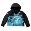 Jules Kounde Supreme X North Faces Statue Of Liberty Full Snap Black Jacket