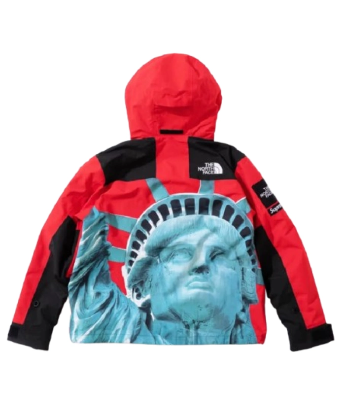 Jules Kounde Supreme X North Faces Statue Of Liberty Full Snap Jacket