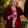 Julia Duffy TV Series The Burbs 2026 Lynn Gardner Maroon Hooded Coat