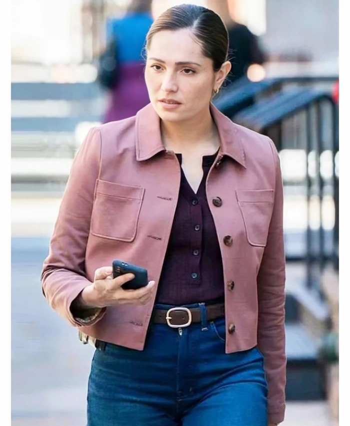 Juliana Aiden Martinez FBI S08 Eva Ramos Pink Cotton Jacket