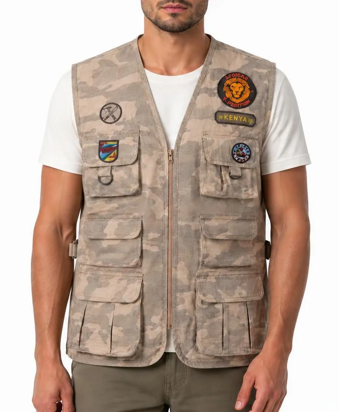 Jumanji Open World Kevin Hart Safari Vest Mens