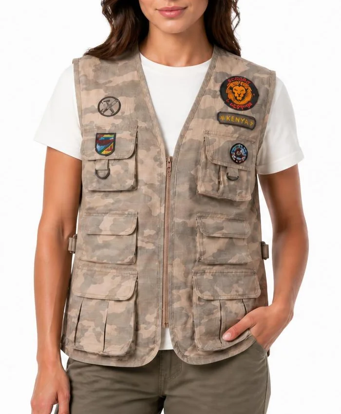 Jumanji Open World Kevin Hart Safari Vest Womens