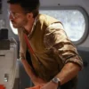 Jurassic World Rebirth 2025 Jonathan Bailey Brown Vest