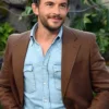 Jurassic World Rebirth Jonathan Bailey Blazer