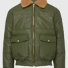 Justin Bieber Green Flight Jacket
