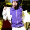 Justin Bieber Purple Oversized Hoodie