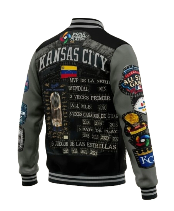KC Royals Salvy New Specialty Varsity Jacket