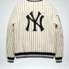 KITH New York Yankees X MLB Pinstripe Varsity Jacket