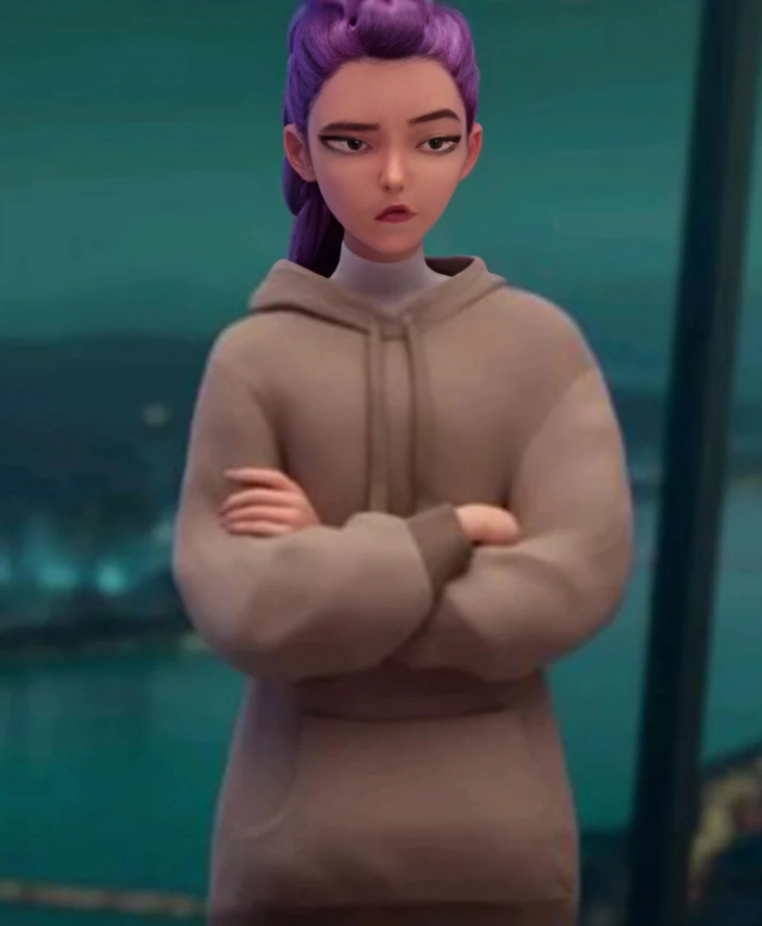 Arden Cho Rumi KPop Demon Hunters Brown Hoodie