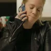 Kabby Borders Christmas In Mistletoe Leather Jacket
