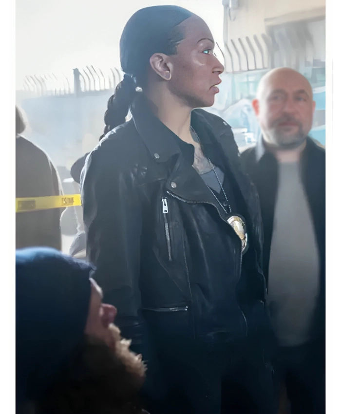 Alternative view of Kali Reis Mercy 2026 Black Leather Jacket