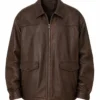 Kanan Stark Power Origins S01 Mekai Curtis Brown Distressed Leather Jacket