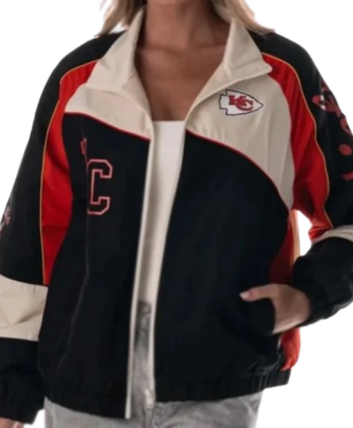 Kansas City Chiefs Caitlin Clark Colorblock Track Jacket