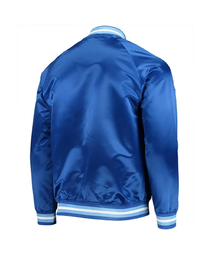 Kansas City Royals Lightweight Full Snap Satin Royal Jacket