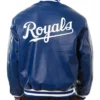 Kansas City Royals Varsity Full Snap Leather Jacket