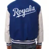 Kansas City Royals Varsity WoolLeather Blue And White Jacket