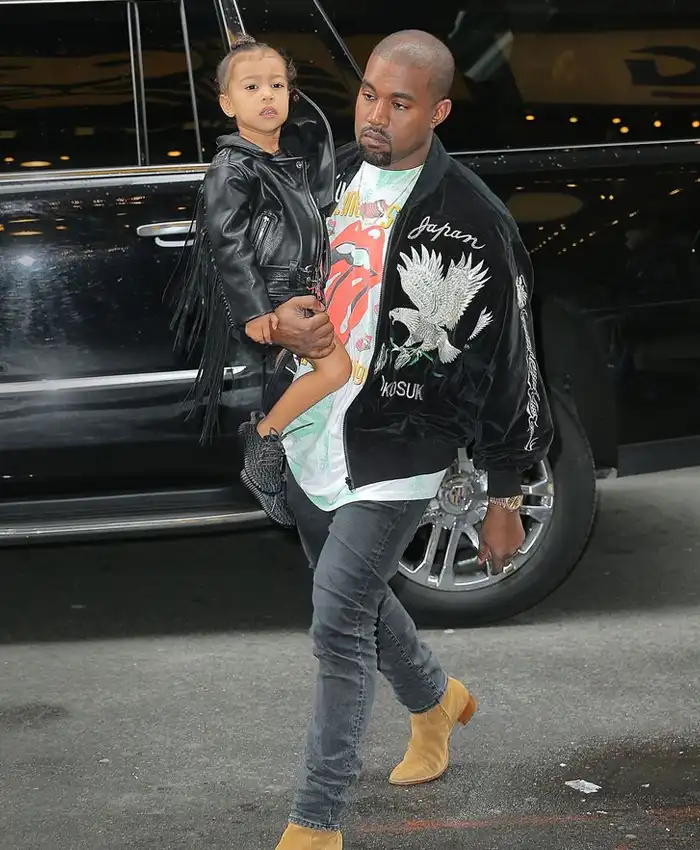 Kanye West 40th Birthday Satin Bomber Jacket