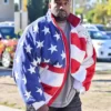Kanye West American Flag Cotton Jacket For Men And Women