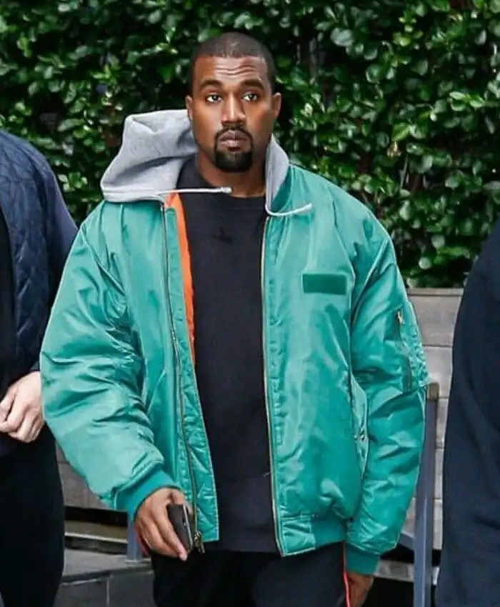 Kanye West Black Oversize Leather Coat For Men And Women