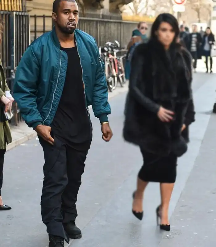 Kanye West Blue Flight Jacket