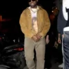 Kanye West Brown Suede Jacket