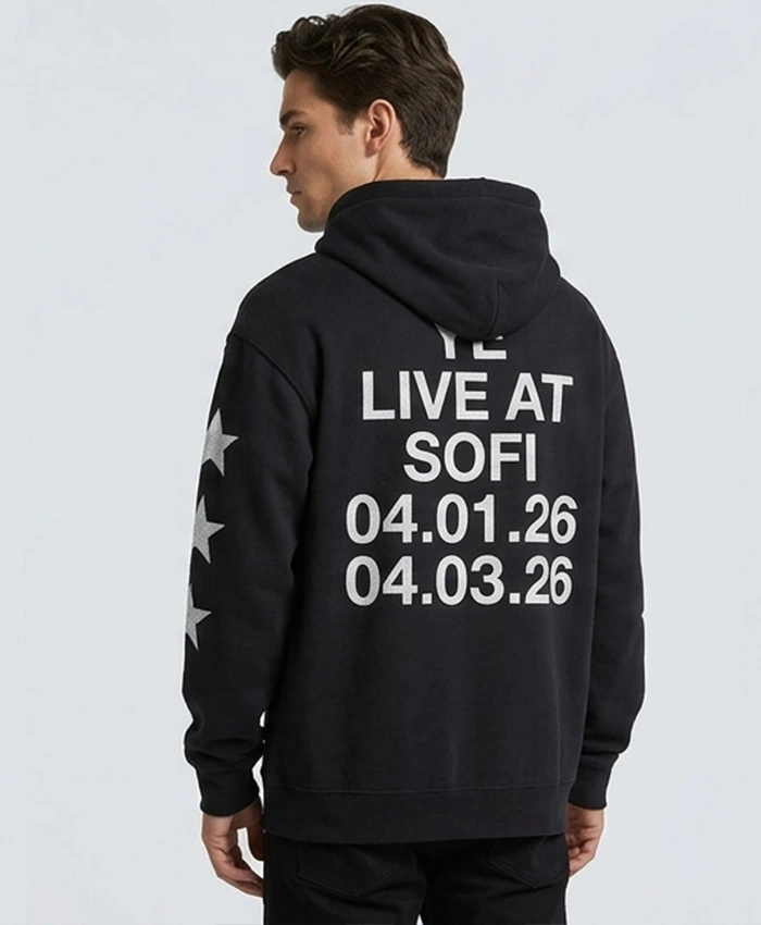 Kanye West Daughter North 12 Black Hoodie Back