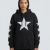 Kanye West Daughter North 12 Black Hoodie Front