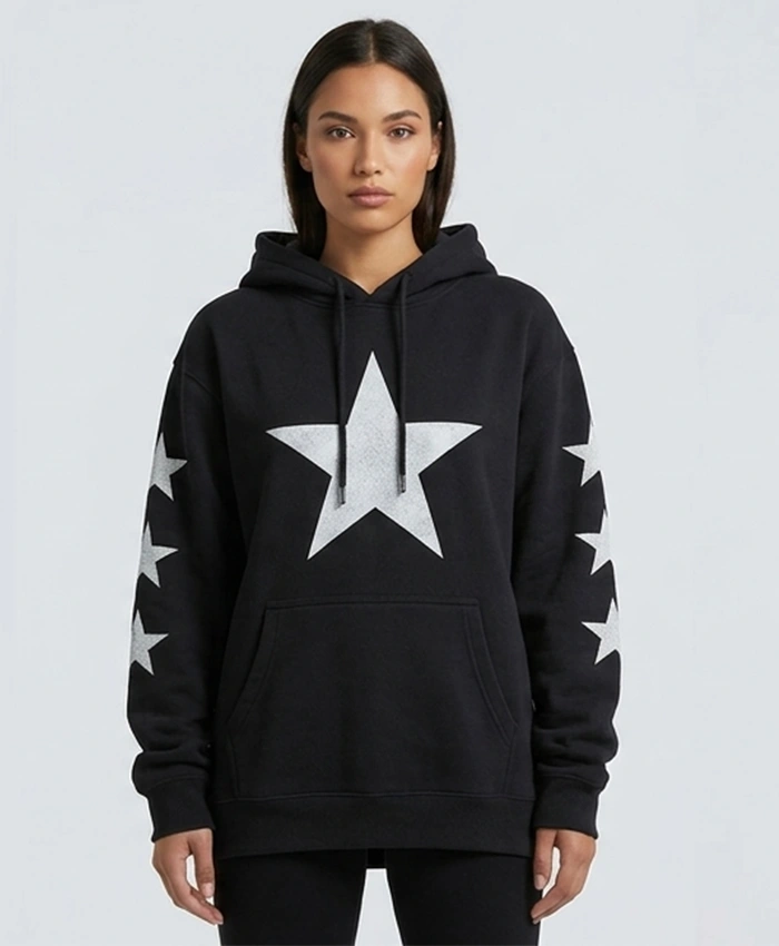 Kanye West Daughter North 12 Black Hoodie Front