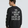 Kanye West Daughter North 12 Black Sweatshirt Back