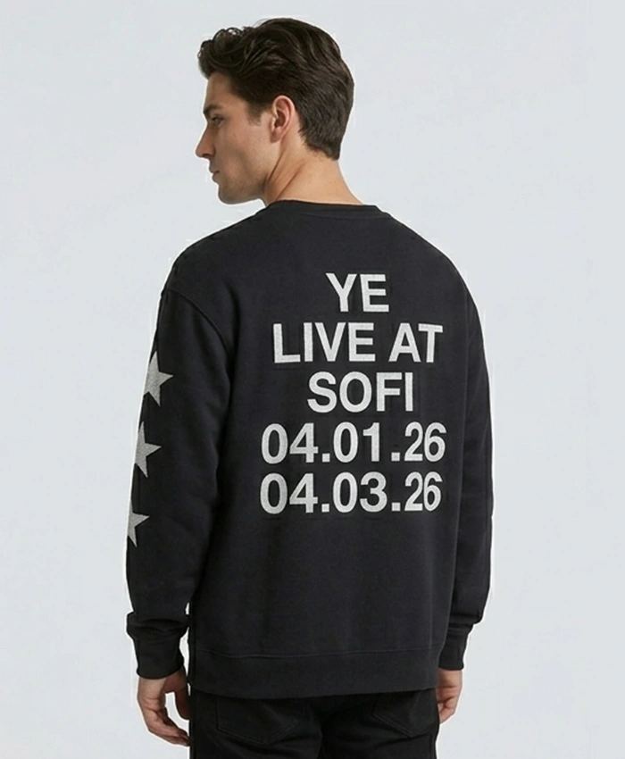 Kanye West Daughter North 12 Black Sweatshirt Back