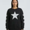 Kanye West Daughter North 12 Black Sweatshirt Front