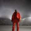 Kanye West Donda Red Puffer Jacket
