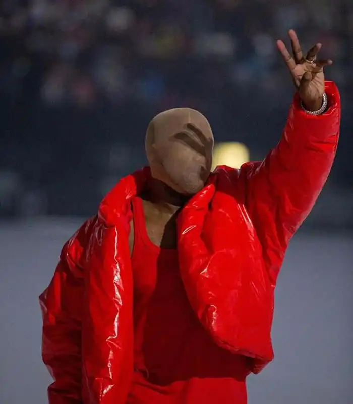 Kanye West Donda Red Puffer Jacket For Men And Women