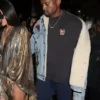 Kanye West Floral Blue Denim Jacket
