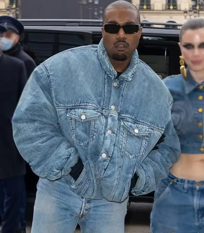 Kanye West Nobu Malibu Blue Denim Jacket For Men And Women