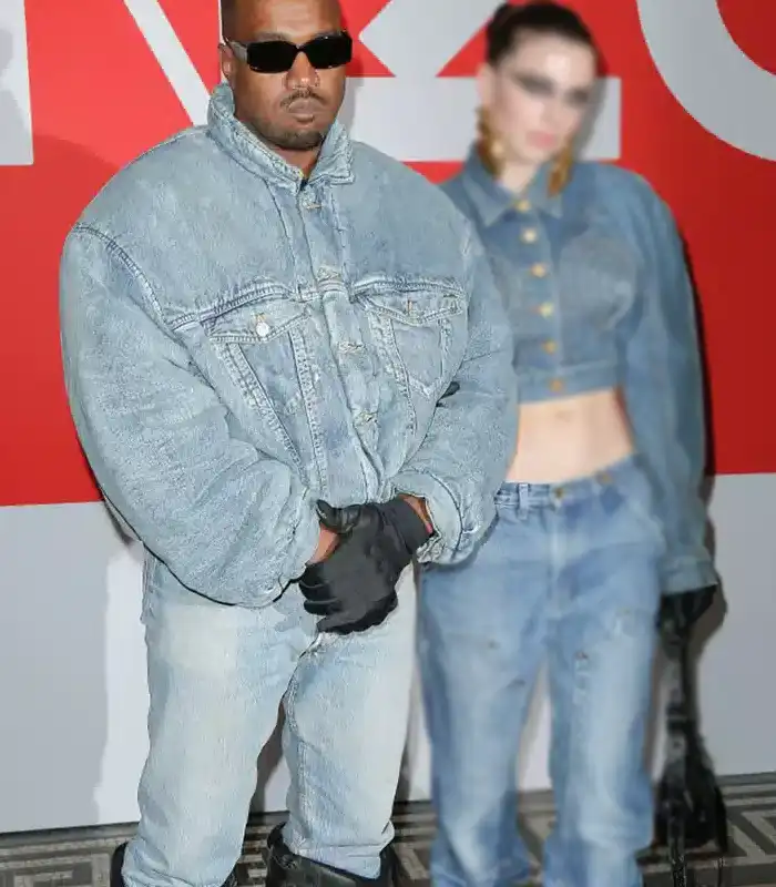 Kanye West Nobu Malibu Blue Denim Jacket