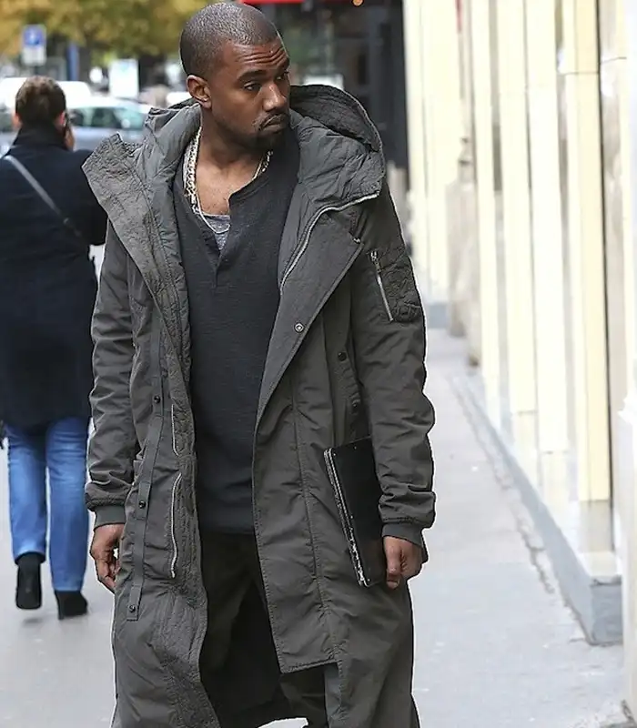Kanye West Oversized Rick Owens Coat