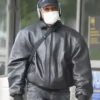 Kanye West Vintage Sporty Leather Jacket