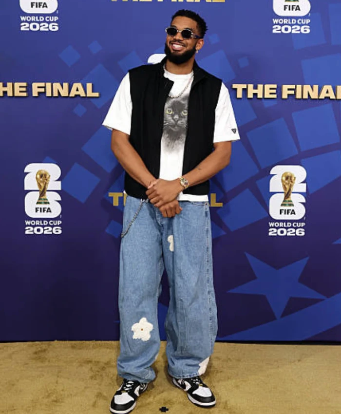 Karl Anthony Towns FIFA World Cup Final Black Fleece Vest